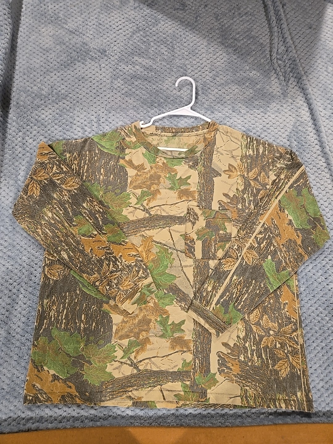 Vintage Realtree Shirt Mens Xtra Large Single Stitch Long Sleeve Pocket Camo