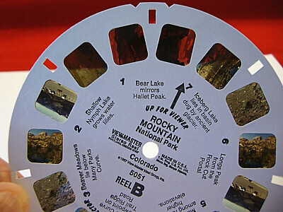 1960's View-Master Rocky Mountain National Park Colorado Stereo Reel ''B'' 7-Scene