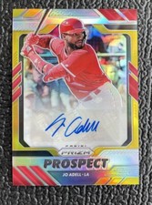 🔥JO ADELL 2020 PRIZM PS ROOKIE CARD GOLD AUTOGRAPH REFRACTOR #'d /10!🔥ANGELS!