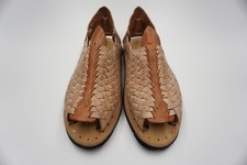 HUARACHE PETATILLO OLVERA COLOR NATURAL RETRO VINTAGE ACME - MRM25