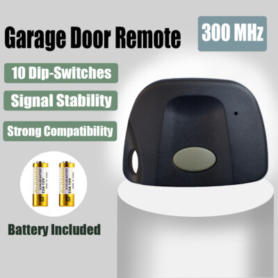 1-Channel Keychain Remote Transmitter 10 DIP Code 300MHz For Linear MCS308911