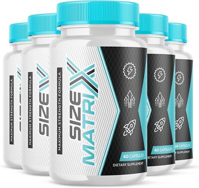 Size Matrix Pills- Size Matrix Male Vitality Support Supplement ORIGINAL- 5 Pack