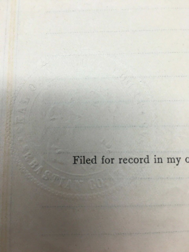 1895 Documents Quit Claim & Warranty Deeds Sebastian County AR Notary Stamp eBay