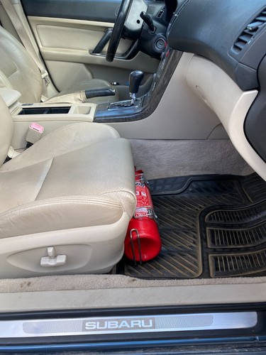 Fire extinguisher mount holder bracket for Subaru Legacy Ouback BL/BP - Foto 14 di 16