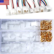 380Pcs 2.8mm 2/3/4/6-Pin Car Electrical Wire Cable Connector Terminal Plug Kit