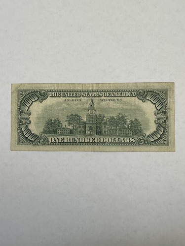 1969 $100 Old Used U.S. Currency Serial Number # F02964046A - Picture 5 of 8