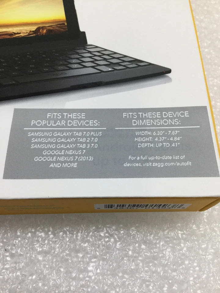 ZAGG Folio Case with Bluetooth Keyboard for Galaxy tab 2 3 7.0, plus, google - Image 4 of 4