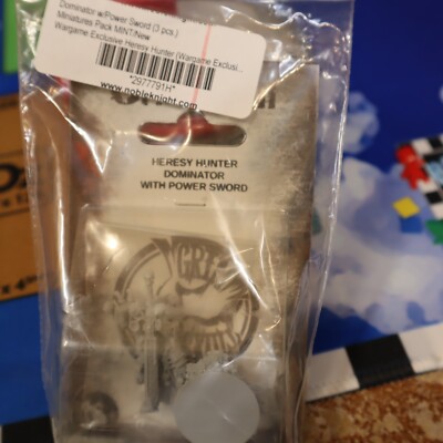 HERESY HUNTER DOMINATOR WITH POWER SWORD SEALED NIP by GRIM SKULL