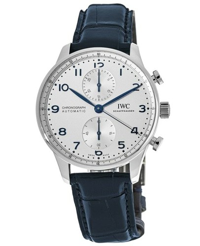 IWC Portugieser Automatic Chronograph Silver Dial Men's Watch IW371605-PO  7613375249276 | eBay