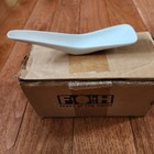 1 Box, 12 Total Front of the House White Ceramic Asian 5.75" Tasting Spoons NIB