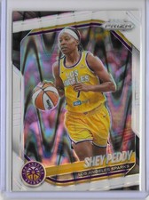 2025 Panini Prizm WNBA #136 Shey Peddy White Seismic Prizms