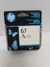 HP Hewlett Packard 67 Tri-color Original Ink Cartridge New Sealed Exp. Feb2023