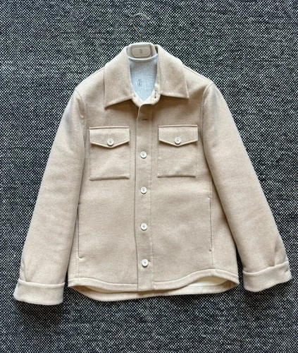 Brunello Cucinelli Cashmere Shirt Jacket, Double Face, Size 48 (medium). $10,950 image 2