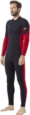Hevto Men Wetsuits 3/2mm Neoprene Wet Suit Back Front Zip in Cold Water for Surf