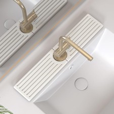 Stone Faucet Mat for Kitchen Sink, Water Absorbing Sink Water Splash Guard,
