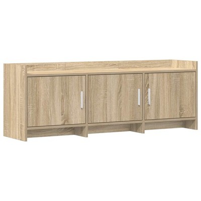 TV-Schrank 130 x 33 x 47 cm Sonoma Eiche Ingenieurholz