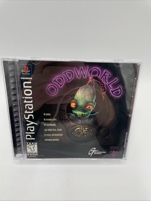Oddworld: Abe's Oddysee PS1 PlayStation 1 Complete CIB Black Label