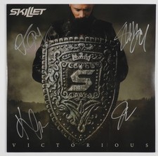 Skillet JSA Signed Autograph Album Record Vinyl Victorious