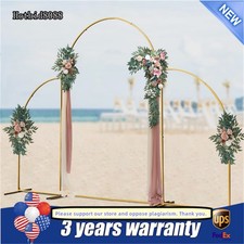 Metal Arch Backdrop Stand Gold Wedding Arch Stand Set of 3 for Party Decor