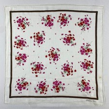 Vintage Christian Dior Handkerchief Pocket Square Bandana Neckerchief