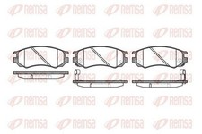 REMSA Bremsbeläge Satz Vorne Bremsklötze für NISSAN ALMERA I Hatchback (N15)