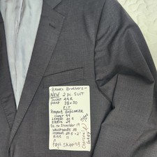 42 Brooks Brothers Grey Suit 38x30 Pants 2 Pc Regent Stretch lightweigh NEW 700