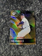 Nolan Ryan 2024 Leaf Press Pass Premium Gold Reflector SP /5