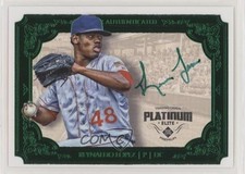 2015 Onyx Platinum Elite Auto Green 39/50 Reynaldo Lopez #PE15A-RL Auto 0f9