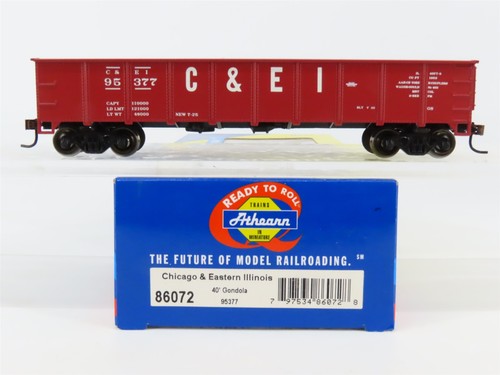 Góndola escala HO Athearn 86072 C&EI Chicago y el este de Illinois 40' #95377 | Zustand: Used