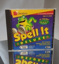 SPELL IT Deluxe Davidson Educational Windows PC CD-ROM Macintosh