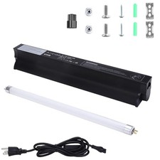 Aiicioo T5 HO UVB Reptile Light Fixture 5.0 8W Light Combo Kit 12 Inch Light ...