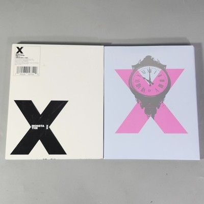 Monsta X CD The X Mini Album XX Ver and Unknown X Ver K-Pop Boy Band Bundle