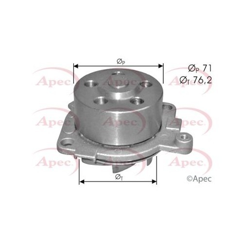 Alfa Romeo Spider 939 2006-2011 Wasserpumpe Apec AWP1080-image