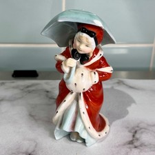 Royal Doulton Miss Muffet HN1936 Figurine • 15cm • Vintage • Chip on Umbrella