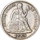 1889-S Seated Liberty Dime