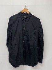 COMME des GARCONS HOMME PLUS 00s archive Long Sleeve Velour Patch Shirt AD2006