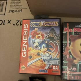 Lot Of Six Sega Genesis Games With Box, Game No Paperwork  Untested