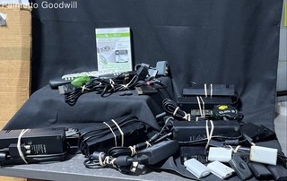 Lot of Microsoft Xbox Remotes Cables etc. UNTESTED