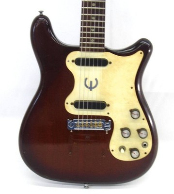 (Epiphone) 1965 Olympic Double Brown Made in USA Vintage Solid E-Gitarre