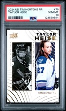 2024 Upper Deck Tim Horton's Retrospective Rookies Taylor Heise #79 PSA 10 POP 1