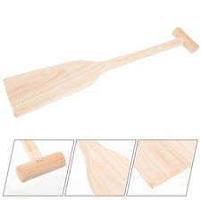 Wooden Canoe Sturdy Boat Lightweight Wooden Oar for Water