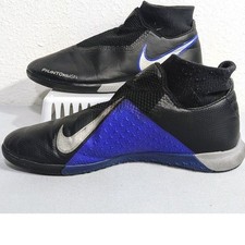 Nike Men's 8 Phantom VSN Academy DF IC Indoor Soccer Shoes Black Blue AO3267-004