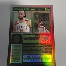 2025-26 Topps Basketball NBA Jalen Brunson #SS-2 Scan and Slam New York Knicks