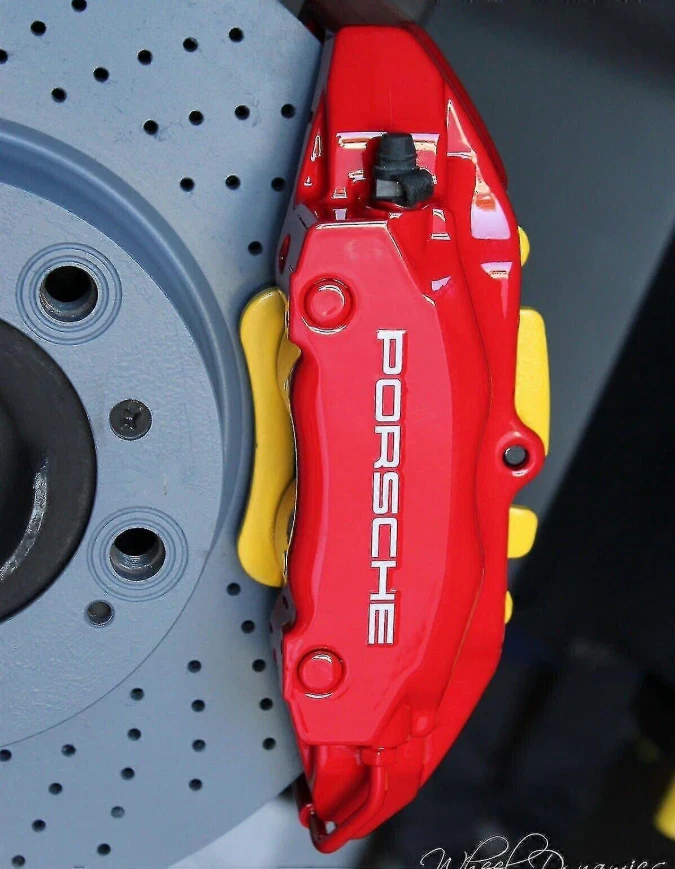 6x Calcomanías BOXSTER CAYENNE para pegatinas de pinza de freno PORSCHE PANAMERA MACAN Foto 2 de 4