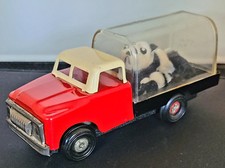VINTAGE TIN TOY PANDA And BABY FRICTION TRUCK MF 206 CHINA 1970