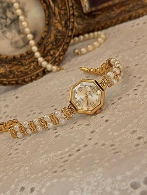 Gold French Vintage Style Unique Dainty Women s Wrist Watch Trendy Cute Gift