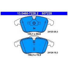 Satz Bremsbeläge Bremsklötze vorne für Land Rover Freelander 2 L359 | 2421245