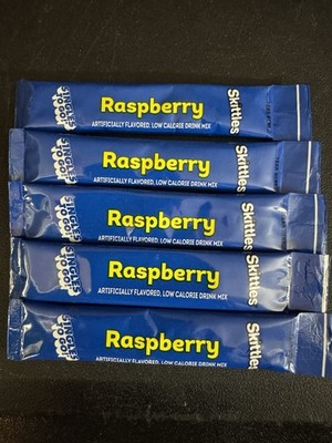 50 Packets Of Sugar Free Skittles Raspberry Flavor Drink Mix