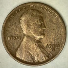 Photo of a 1910-S Lincoln Wheat Cent from an eBay sale