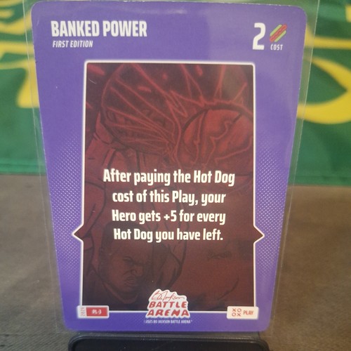 Bo Jackson Battle Arena PL-3 SP Banked Power Play Card RARE